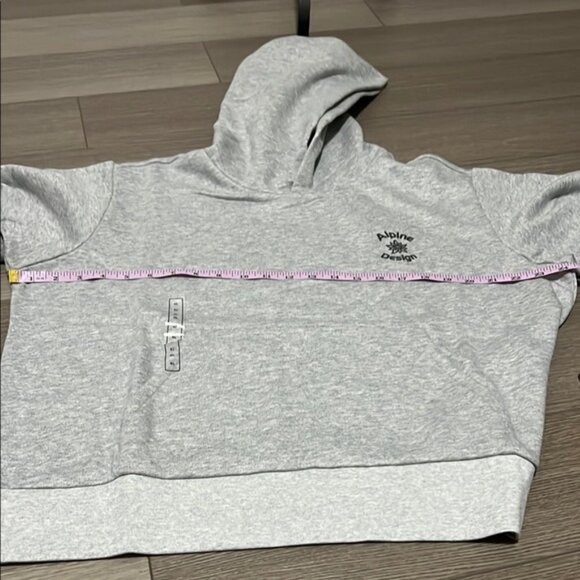 Alpine Design Light grey hoodie - Picture 3 of 9